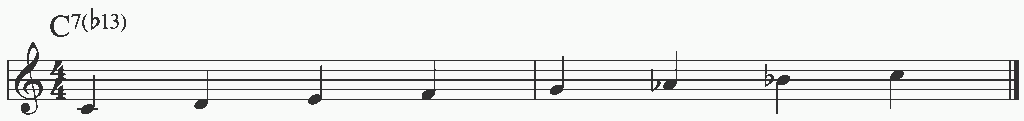 Mixolydian b13